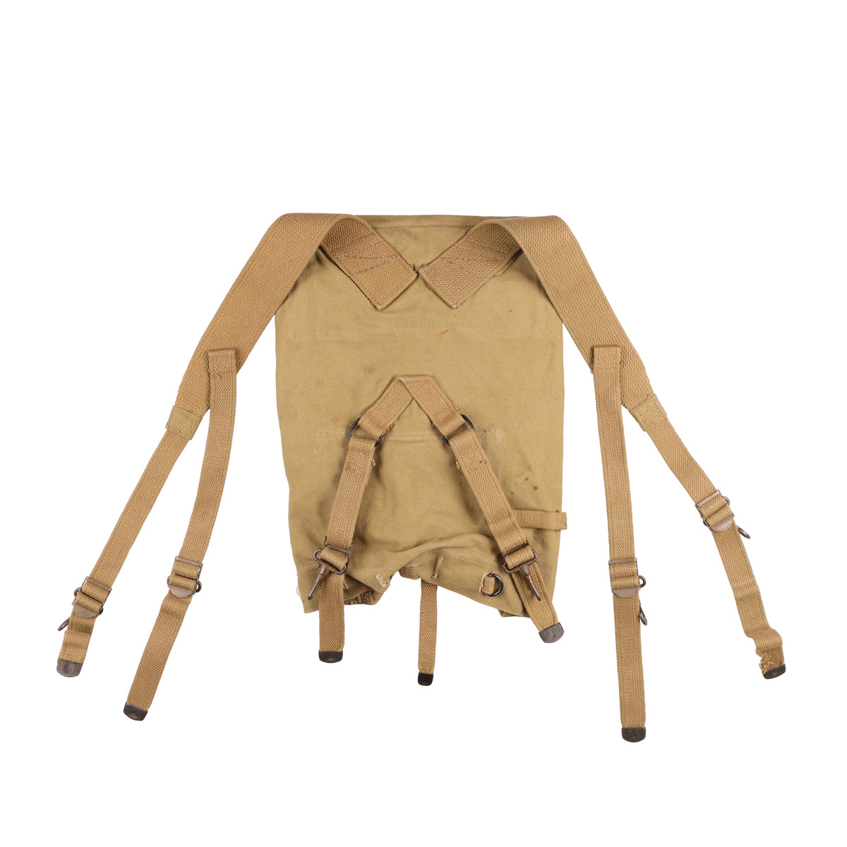 WWII U.S. Army M1928 Haversack by Rubro Marked with Names (1942)