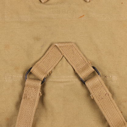 WWII U.S. Army M1928 Haversack by Rubro Marked with Names (1942)