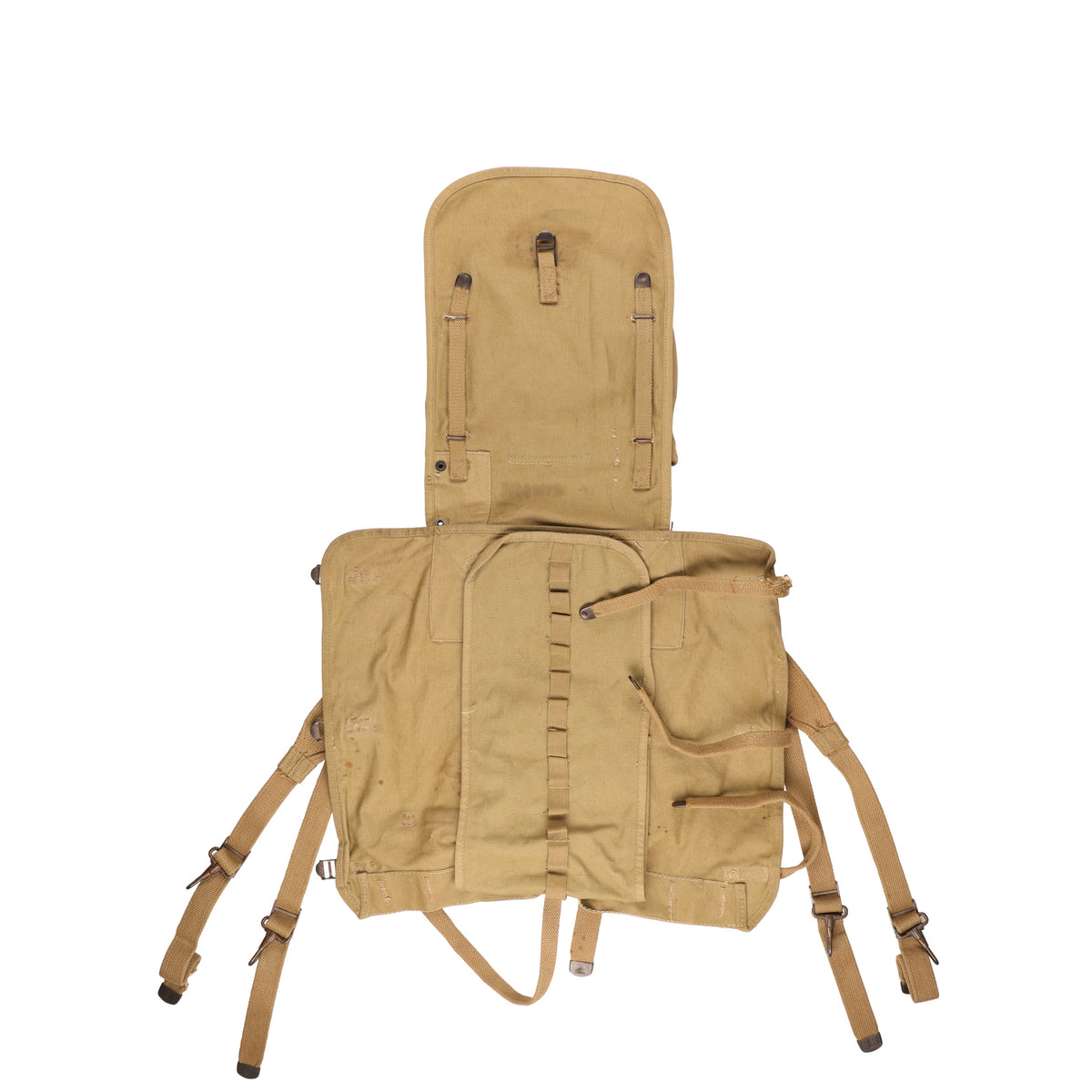 WWII U.S. Army M1928 Haversack by Rubro Marked with Names (1942)