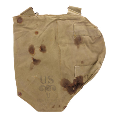 WWII U.S. Army M4 Lightweight Service Gas Mask Bag Identified to Clayton J. Zimmerman