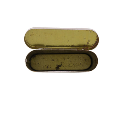 WWII U.S. Army Medical Department Tin Canister for Iodine Swabs