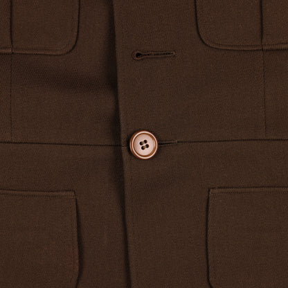 WWII U.S. Army Officer's Chocolate Wool Service Jacket by Phila. Q.M. Depot Named to "Wexler" Size 38R (1944)