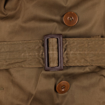 WWII U.S. Army Officer's Cotton Overcoat by Phila. Q.M. Depot Size 38R (1945)
