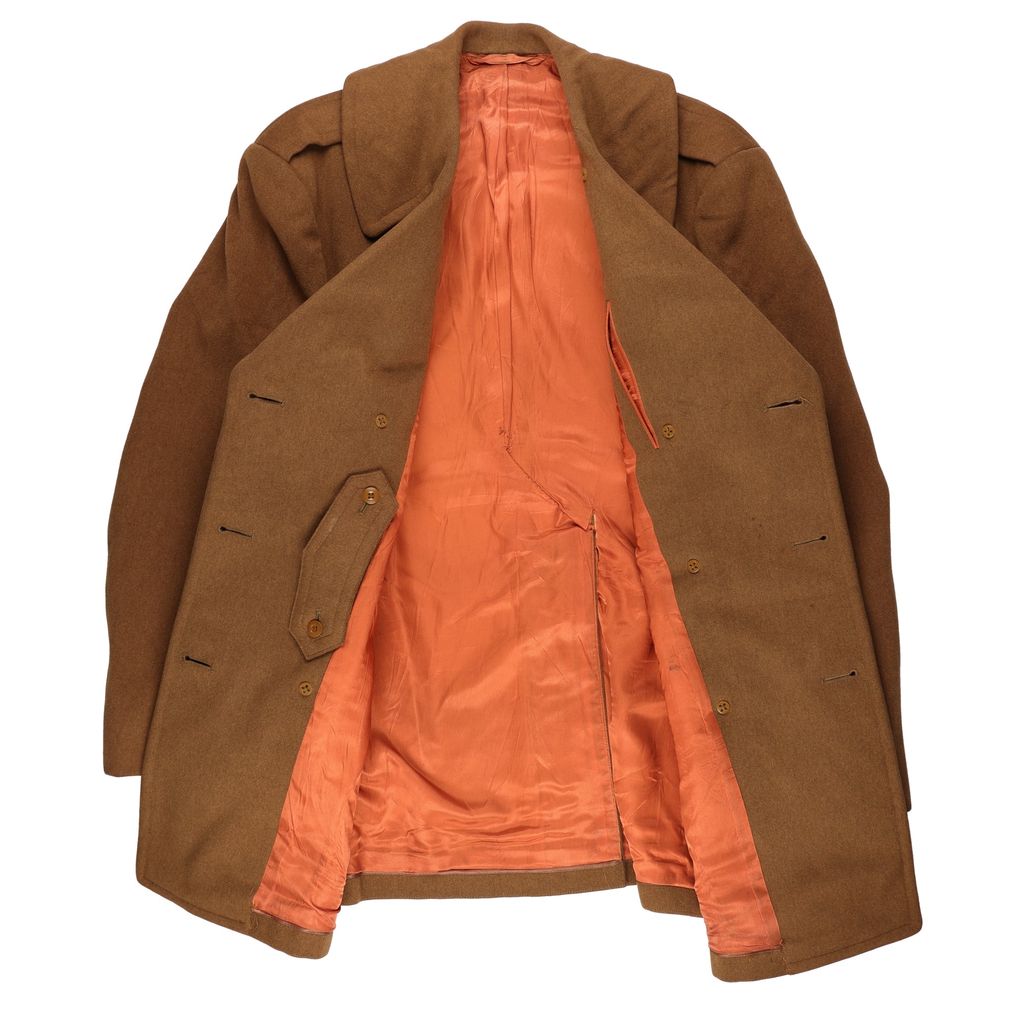 WWII U.S. Army Officer's Doeskin Wool Short Overcoat by Phila