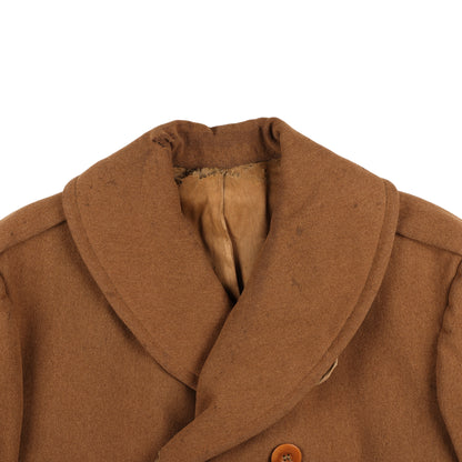 WWII U.S. Army Officer's Doeskin Wool Short Overcoat by Schloss Bros. & Co., Inc. (1942)
