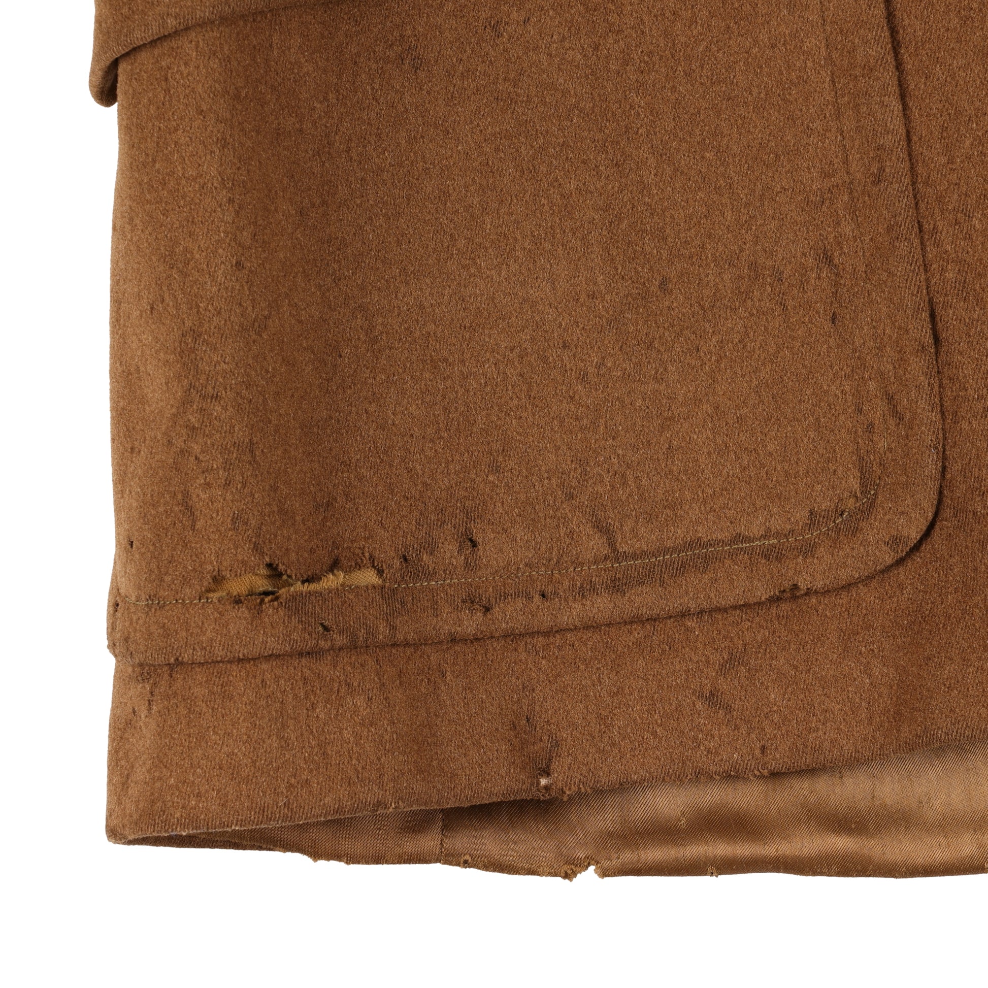 WWII U.S. Army Officer's Doeskin Wool Short Overcoat by Schloss Bros. & Co., Inc. (1942)