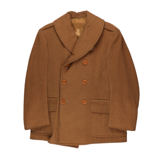 WWII U.S. Army Officer's Doeskin Wool Short Overcoat by Schloss Bros. & Co., Inc. (1942)