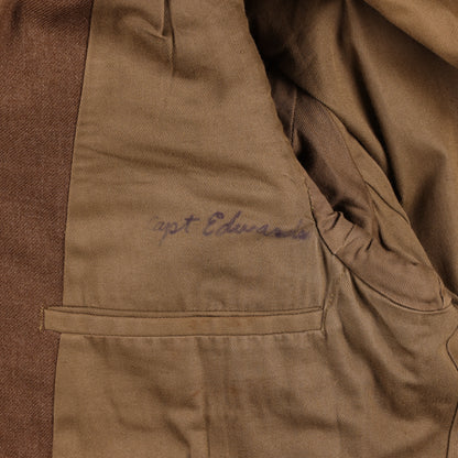 WWII U.S. Army Officer's Ike Jacket by Kravitz Clothing Co. Identified to Capt. Frank B. Edwards Size 36R (1944)