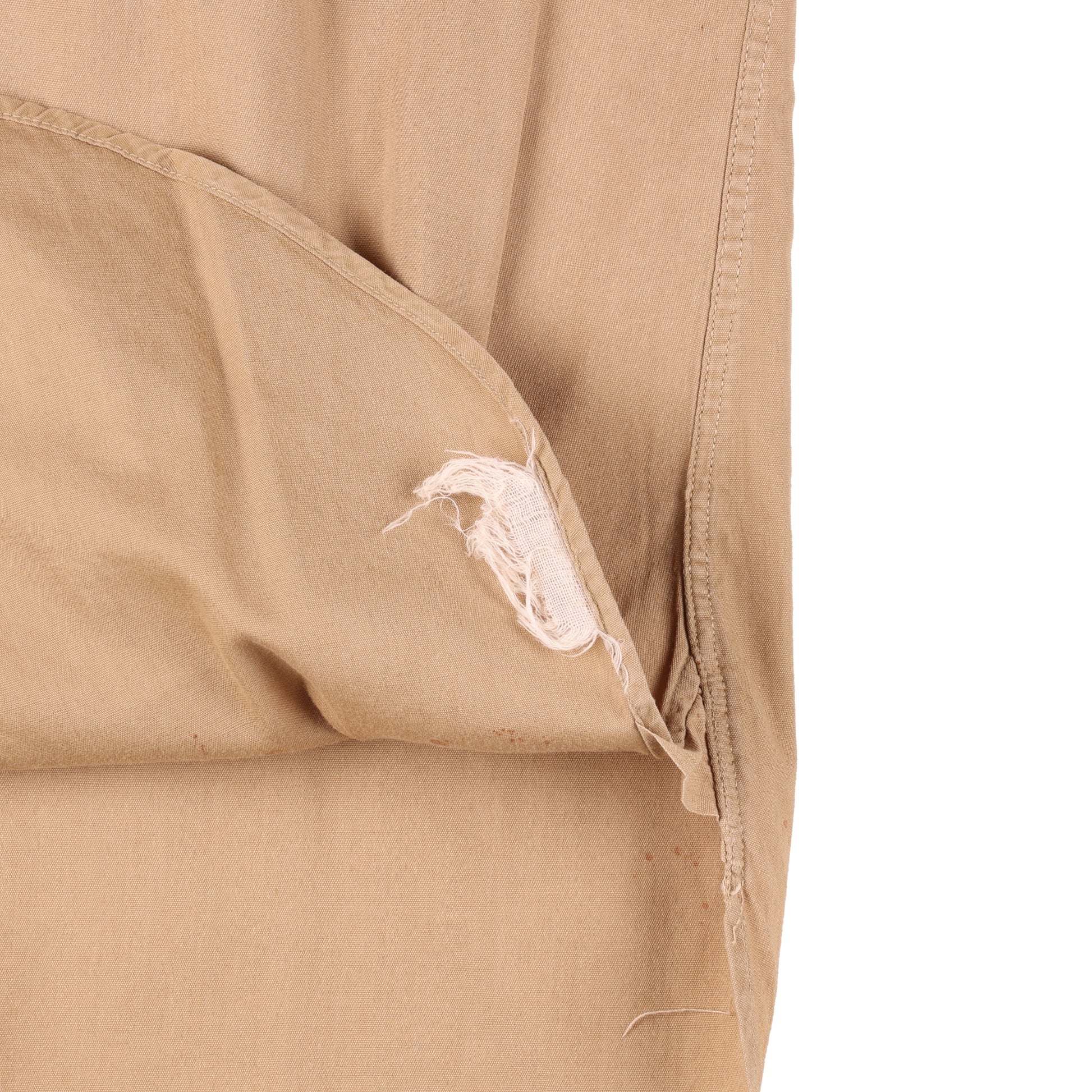 WWII U.S. Army Officer's Khaki Cotton Service Shirt