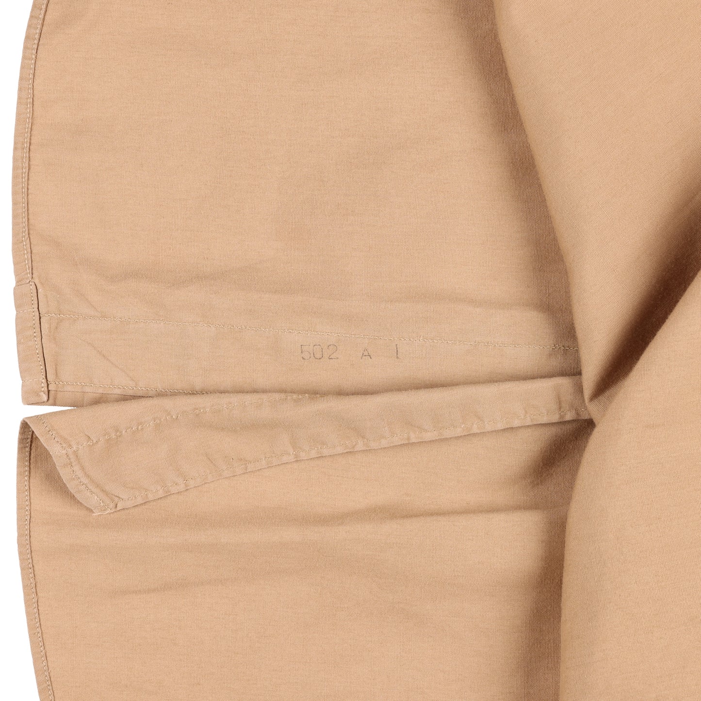 WWII U.S. Army Officer's Khaki Cotton Service Shirt