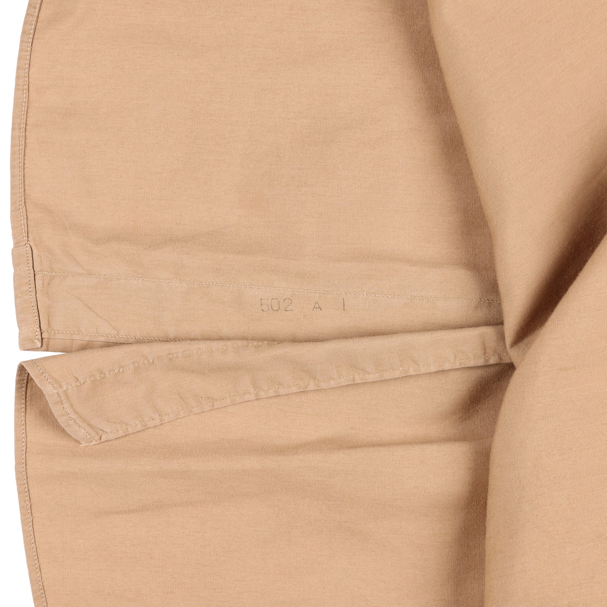 WWII U.S. Army Officer's Khaki Cotton Service Shirt