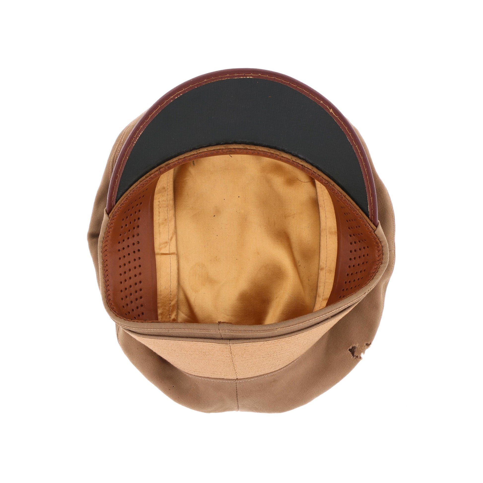 WWII U.S. Army Officer's Khaki Service Cap Identified to Capt. Alfred W. Jones (Size 6 3/4)