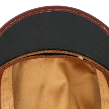 WWII U.S. Army Officer's Khaki Service Cap Identified to Capt. Alfred W. Jones (Size 6 3/4)