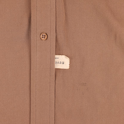 WWII U.S. Army Officer's Khaki Wool Service Shirt by Jackson Raymond Co., Inc. (Size 14 x 32)