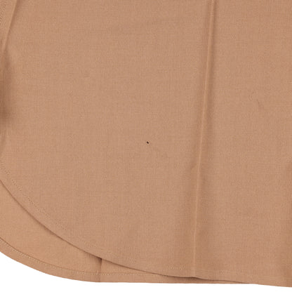 WWII U.S. Army Officer's Khaki Wool Service Shirt with Short Sleeves (Size 15 x 34)