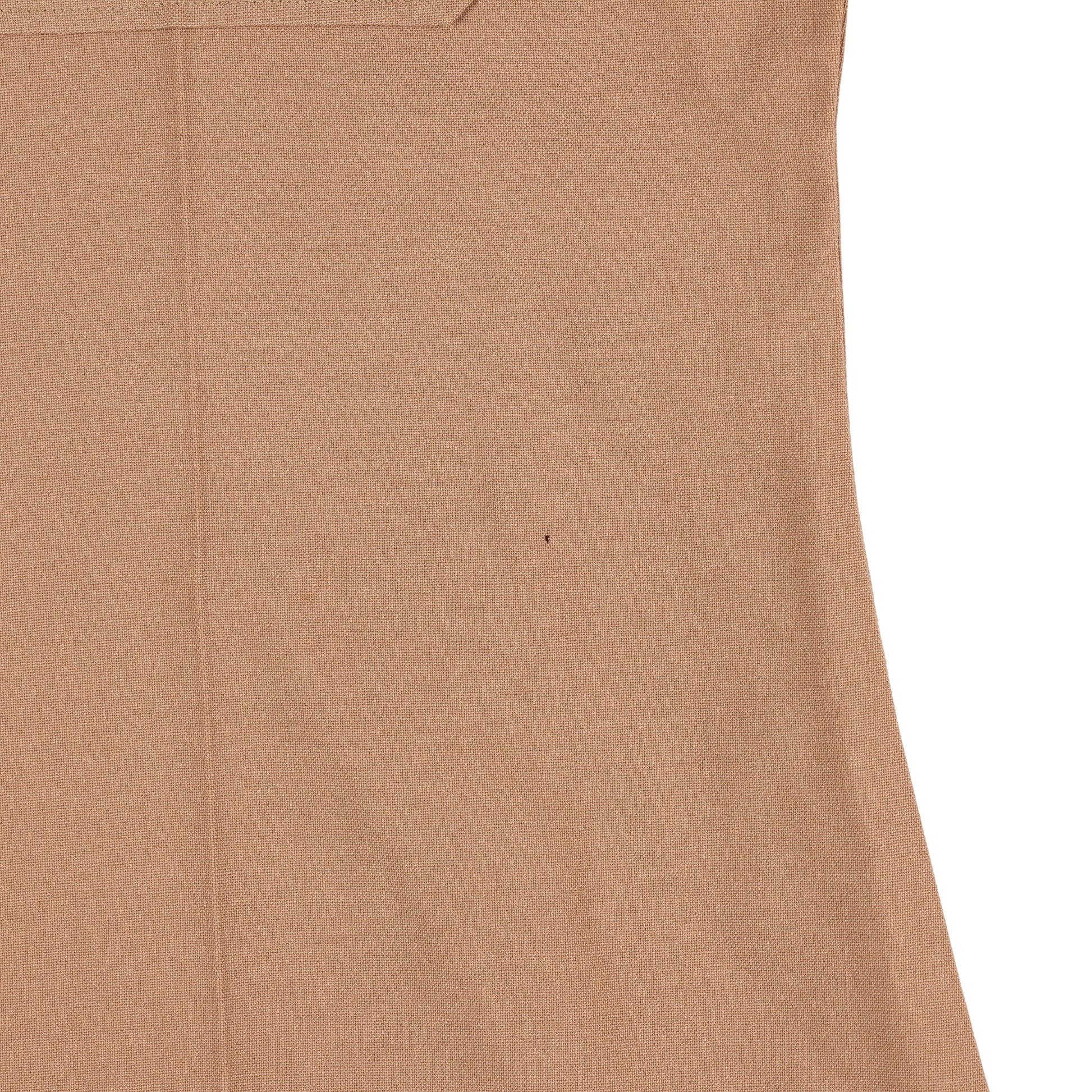 WWII U.S. Army Officer's Khaki Wool Service Shirt with Short Sleeves (Size 15 x 34)