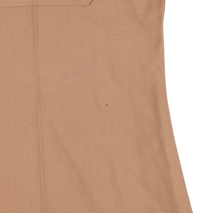 WWII U.S. Army Officer's Khaki Wool Service Shirt with Short Sleeves (Size 15 x 34)