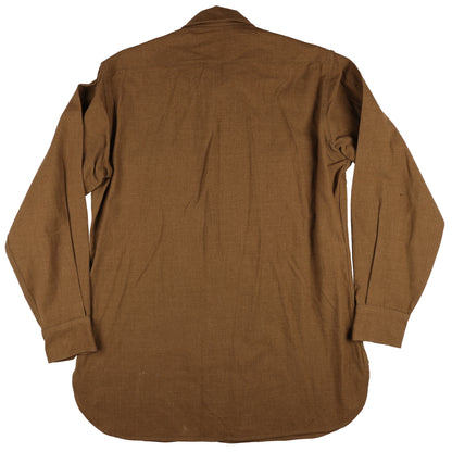 WWII U.S. Army Officer's M37 Wool Service Shirt by C. F. Hathaway Co. Identified to Capt. Frank B. Edwards (1942)