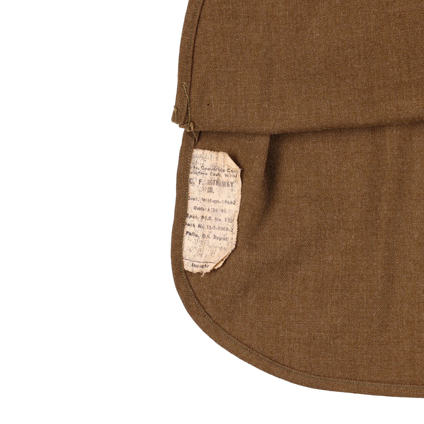 WWII U.S. Army Officer's M37 Wool Service Shirt by C. F. Hathaway Co. Identified to Capt. Frank B. Edwards (1942)