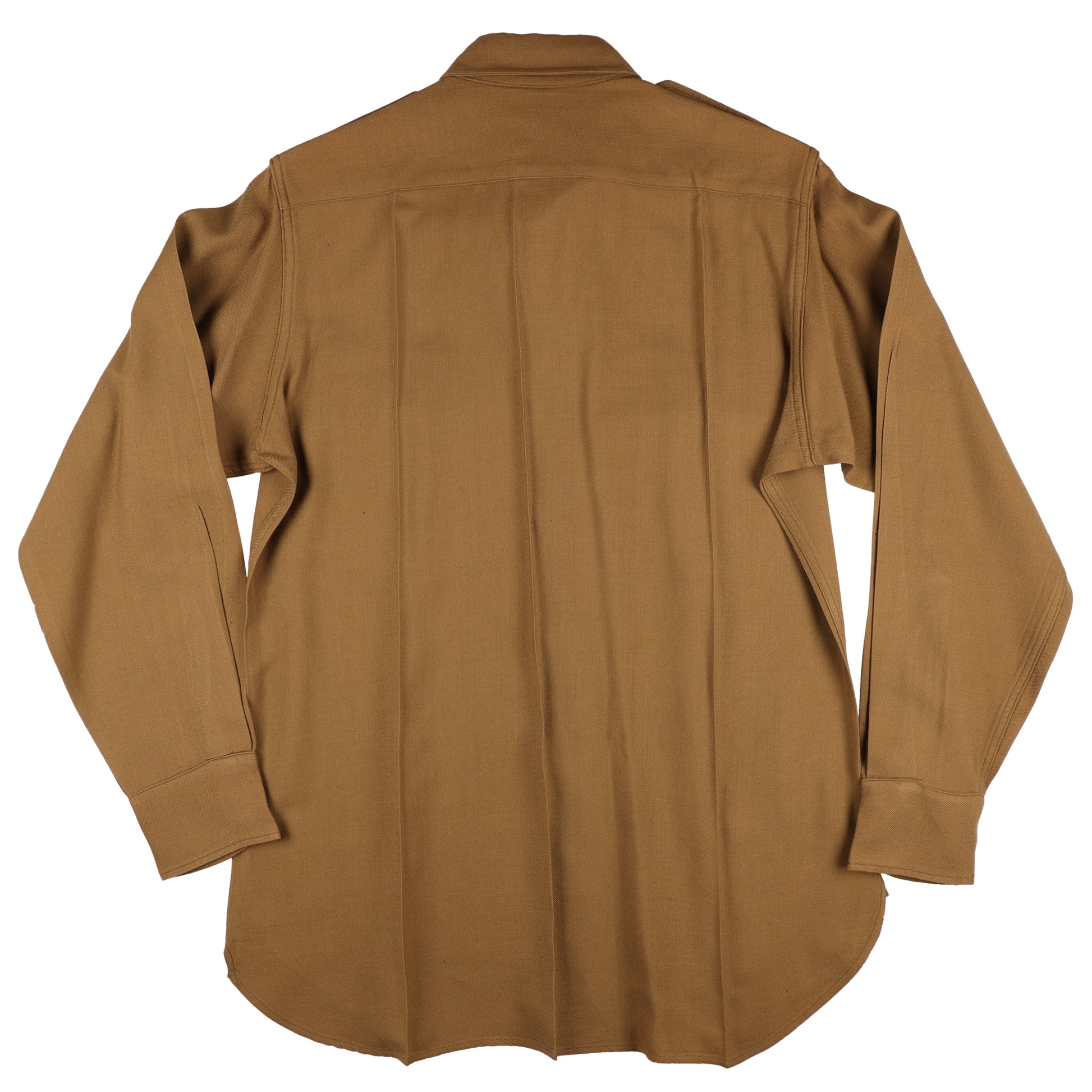 WWII U.S. Army Officer's M37 Wool Service Shirt Marked with Laundry Number