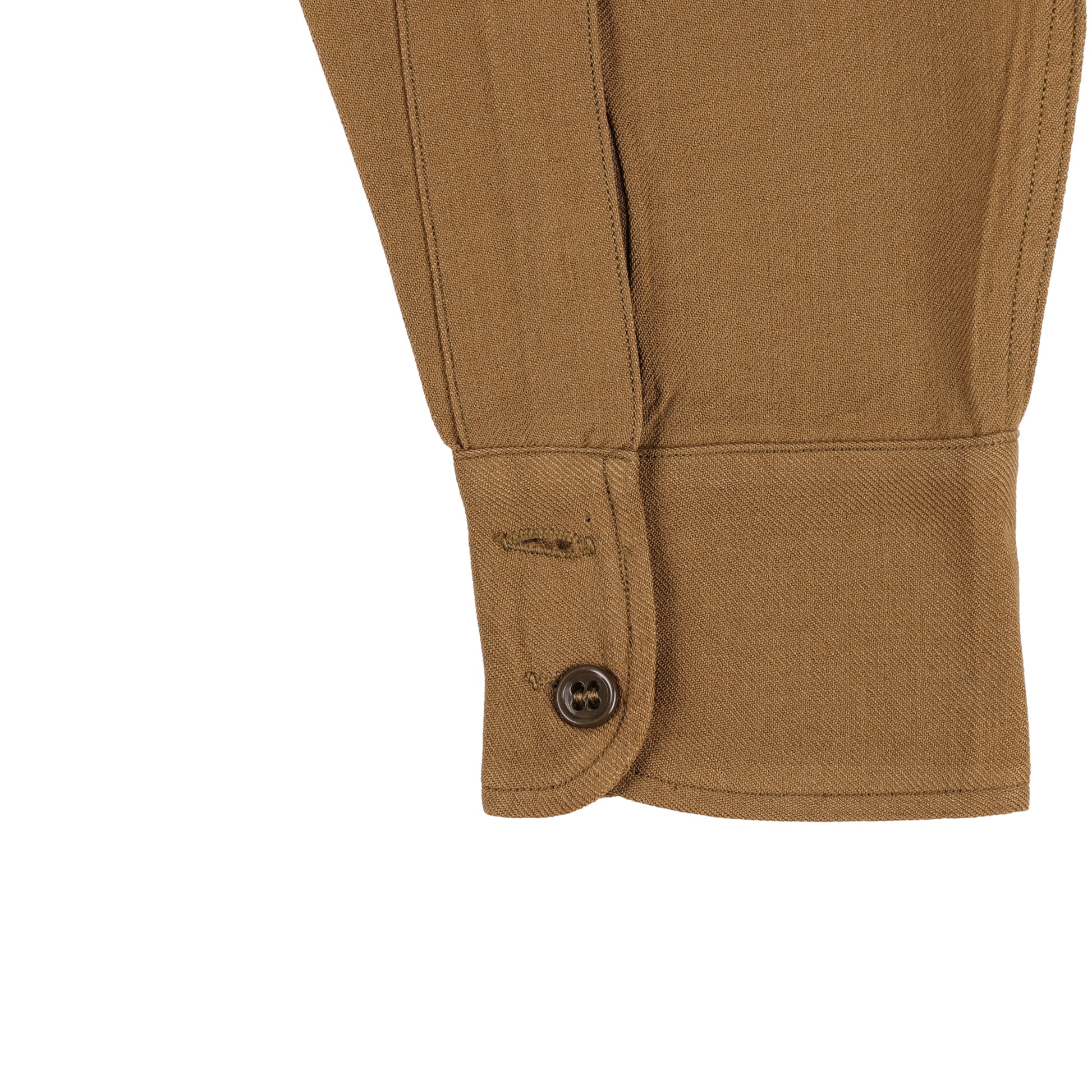 WWII U.S. Army Officer's M37 Wool Service Shirt Marked with Laundry Number