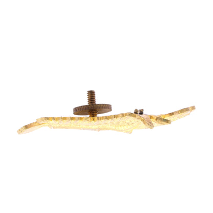 WWII U.S. Army Officer's Oversized Service Cap Device by K. G. Luke