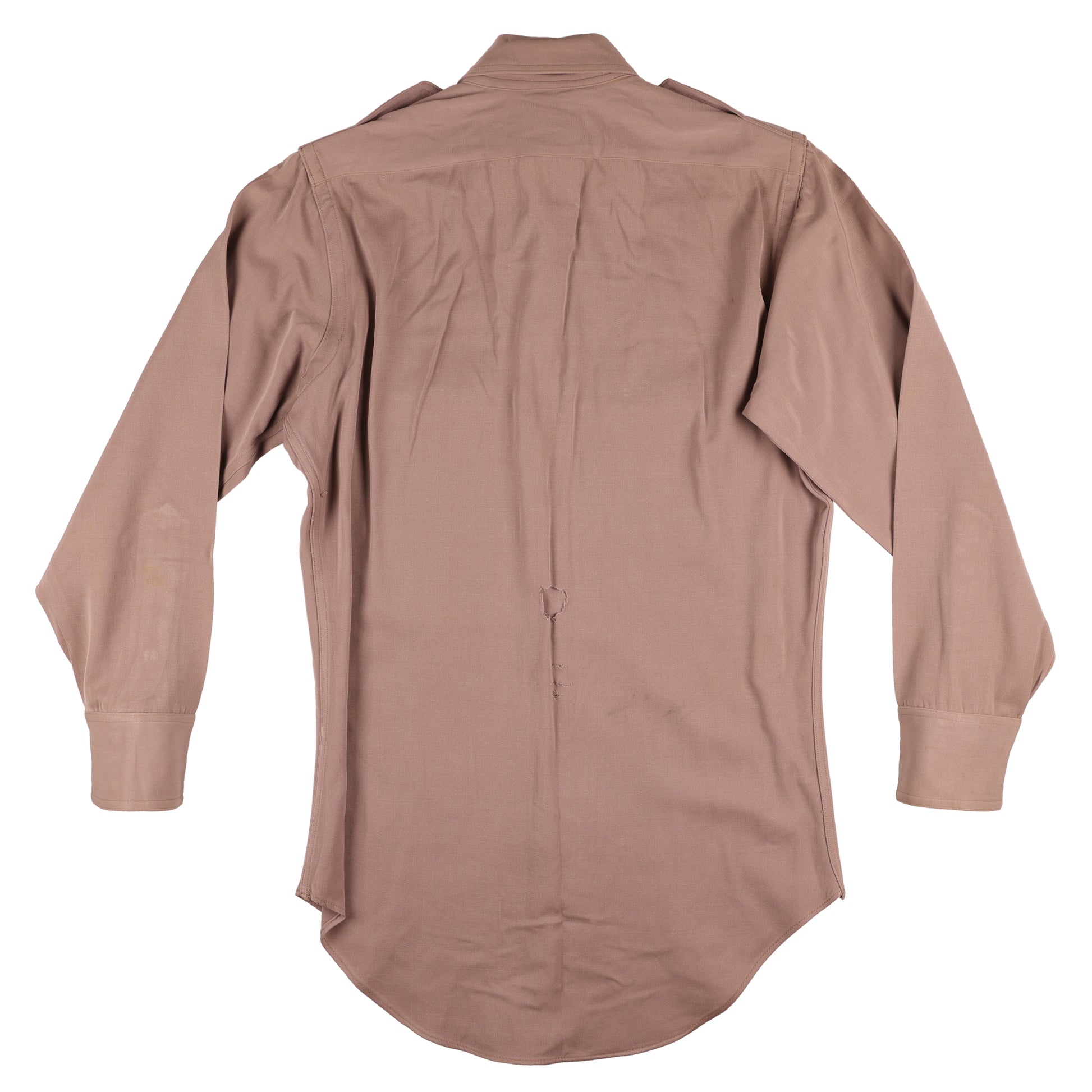 WWII U.S. Army Officer's Pink Wool Service Shirt by Forstmann Charmeen