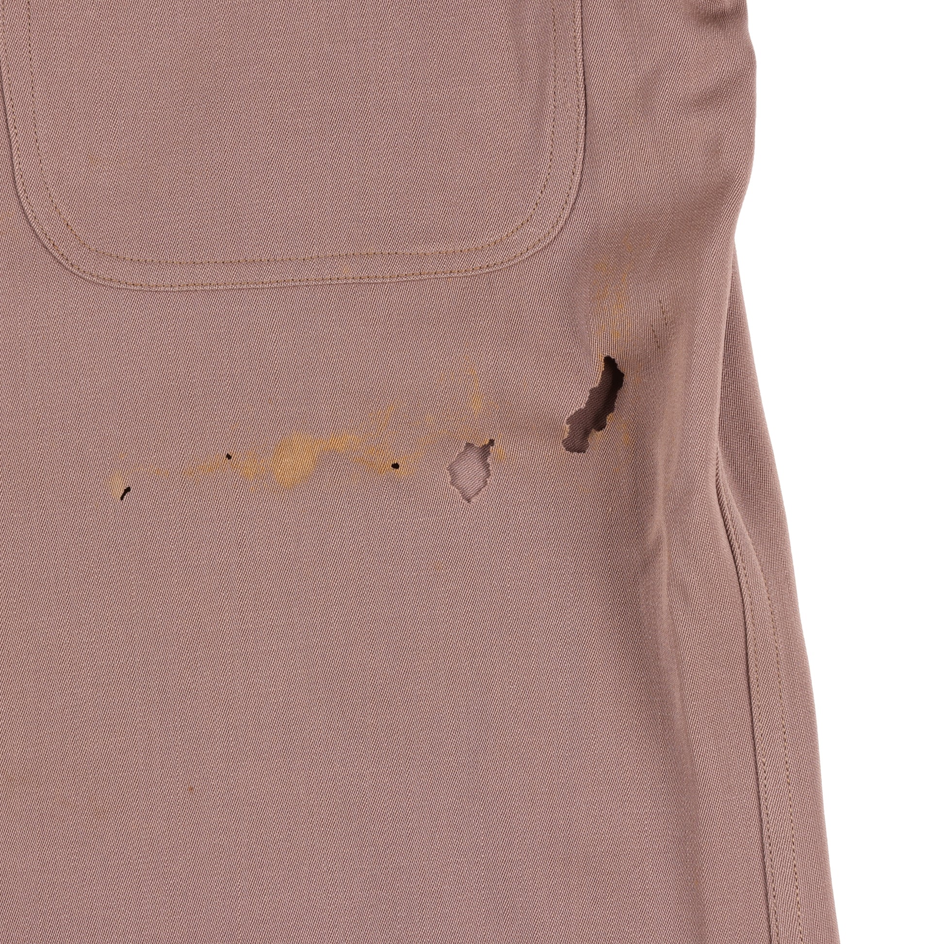 WWII U.S. Army Officer's Pink Wool Service Shirt by Forstmann Charmeen