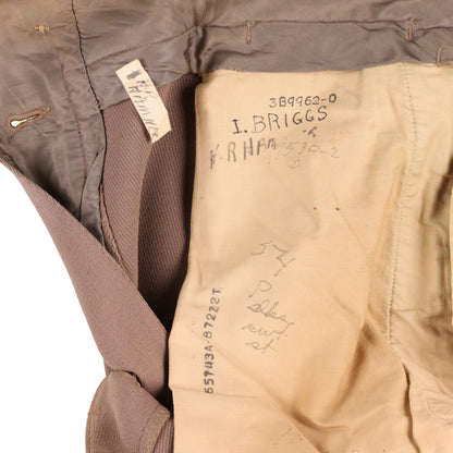 WWII U.S. Army Officer's Pink Wool Service Trousers Named to "H. R. Hamner" & "I. Briggs"