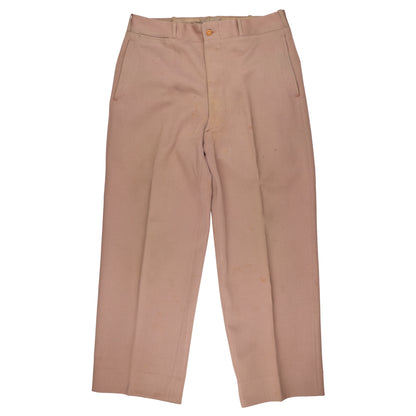 WWII U.S. Army Officer's Pink Wool Service Trousers Named to "H. R. Hamner" & "I. Briggs"