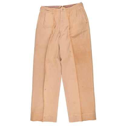 WWII U.S. Army Officer's Pink Wool Service Trousers Named to "H. R. Hamner"