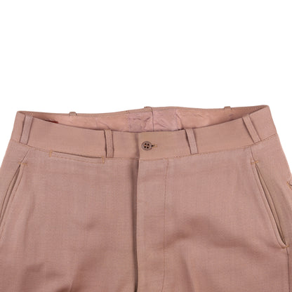 WWII U.S. Army Officer's Pink Wool Service Trousers by Phila. Q. M. Depot Named to "Bohle" Waist Size 29 Regular (1942)