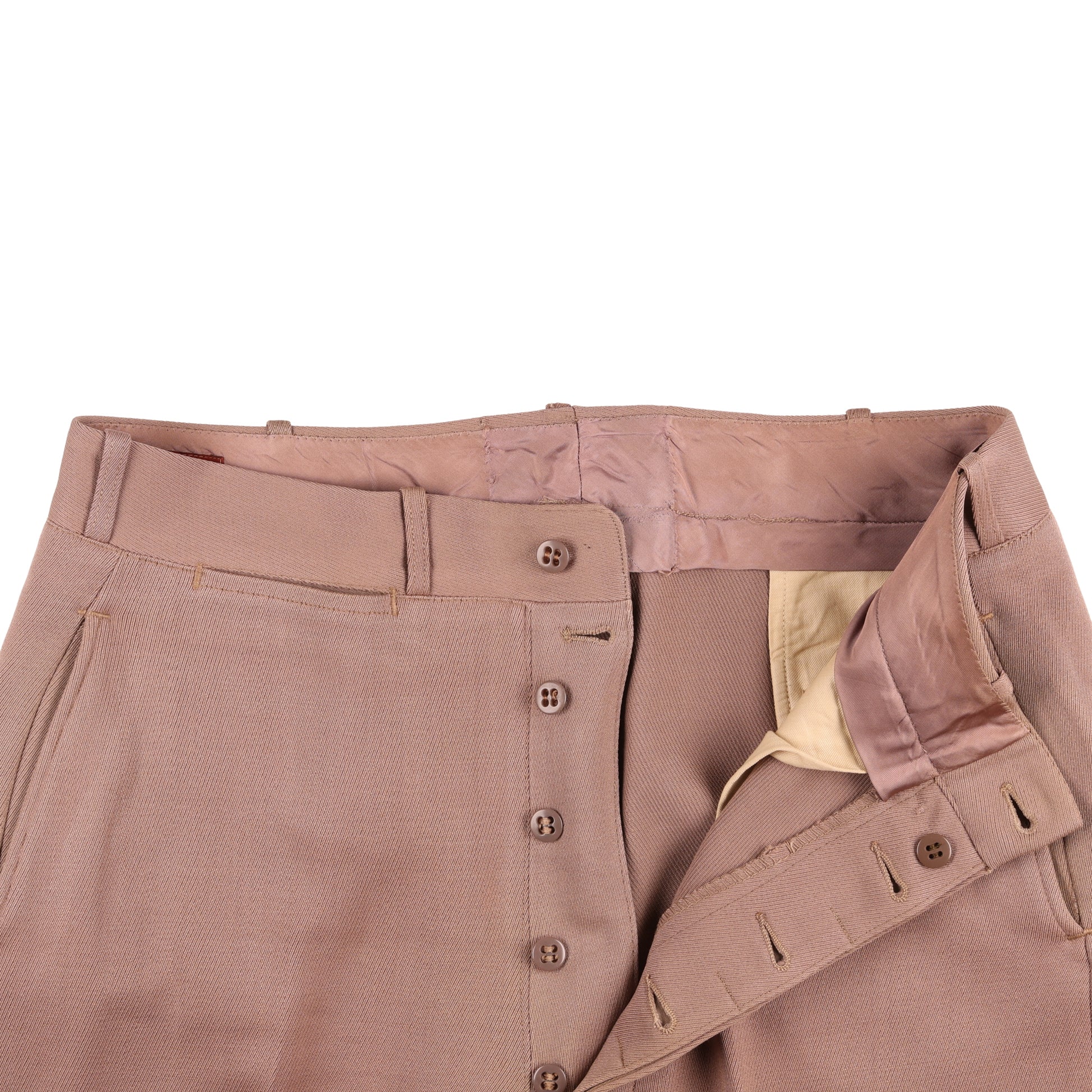 WWII U.S. Army Officer's Pink Wool Service Trousers by Phila. Q. M. Depot Named to "Bohle" Waist Size 29 Regular (1942)