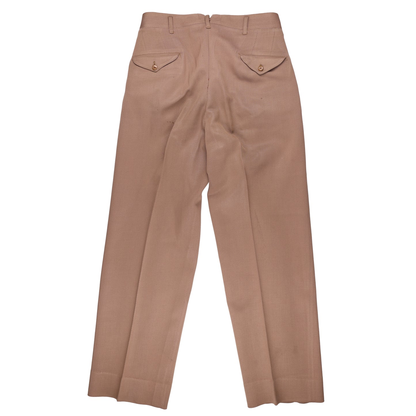 WWII U.S. Army Officer's Pink Wool Service Trousers by Phila. Q. M. Depot Waist Size 30 Regular (1944)