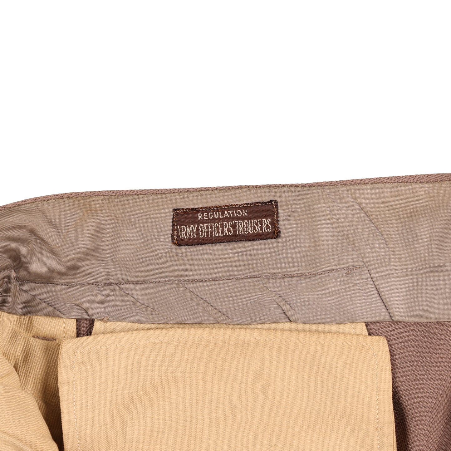 WWII U.S. Army Officer's Pink Wool Service Trousers by Phila. Q. M. Depot Waist Size 30 Regular (1944)