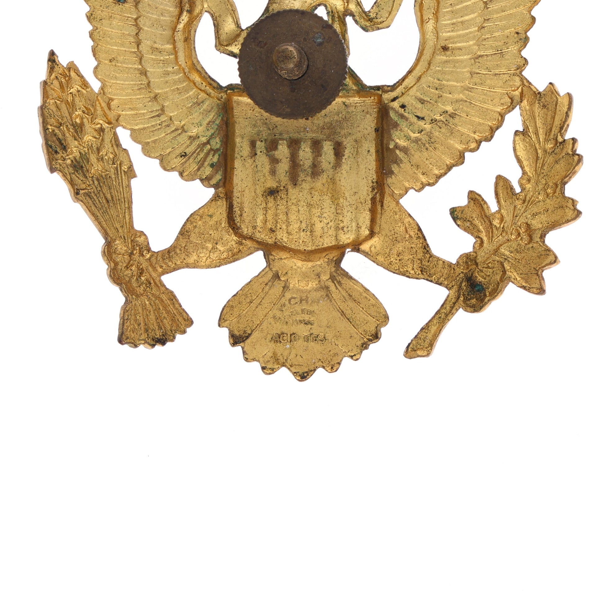 WWII U.S. Army Officer's Service Cap Device (Standard, AMCRAFT ...