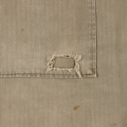 WWII U.S. Army Second Pattern HBT Coveralls with Gas Flap (Size 36R)