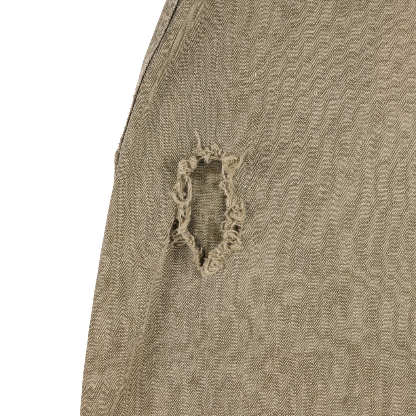 WWII U.S. Army Second Pattern HBT Coveralls with Gas Flap (Size 36R)