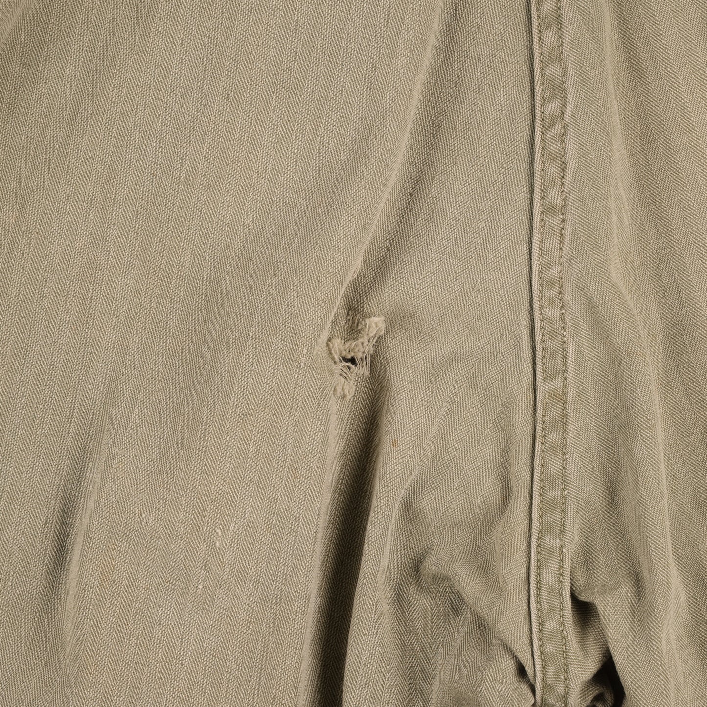 WWII U.S. Army Second Pattern HBT Coveralls with Gas Flap (Size 40R)