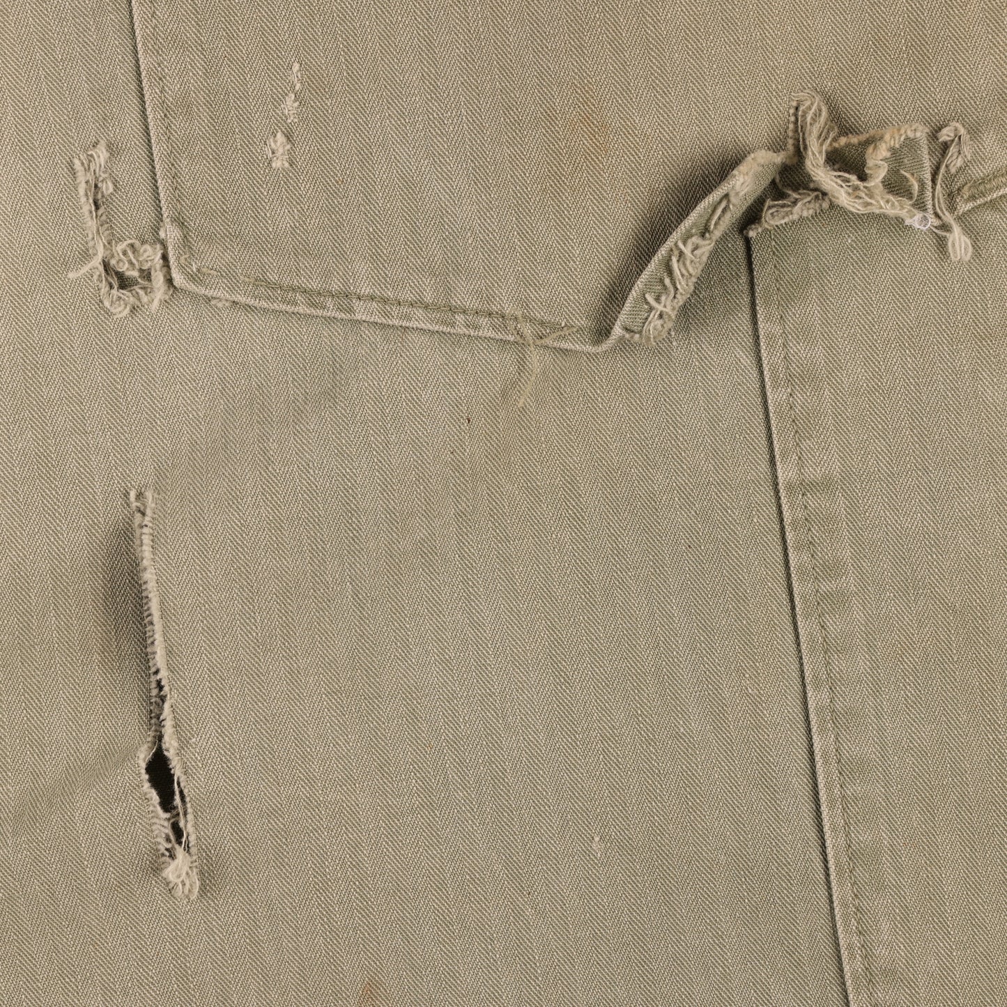 WWII U.S. Army Second Pattern HBT Coveralls with Gas Flap (Size 40R)