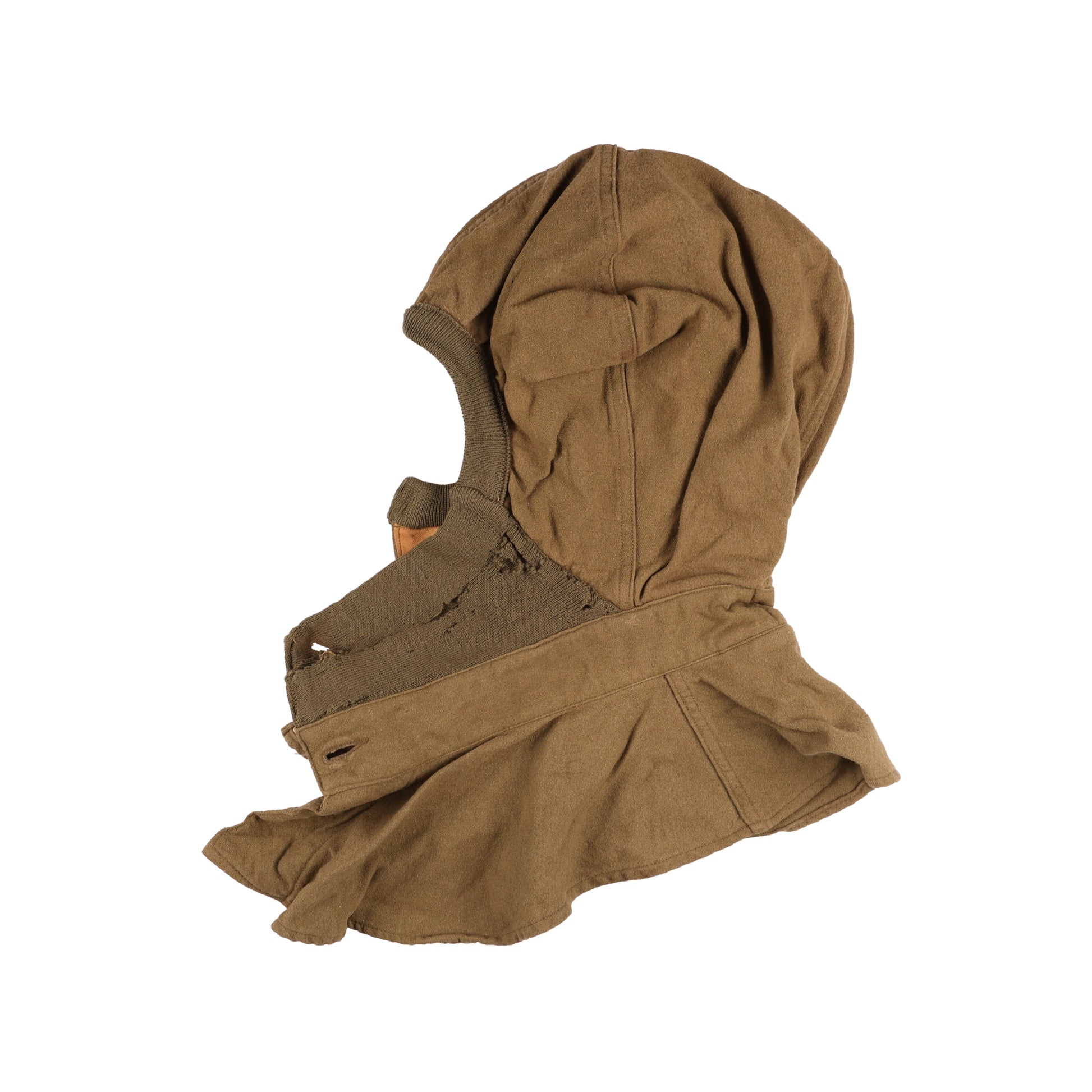 WWII U.S. Army Special Wool Hood by Debway Hat Co. Inc. Size Medium (1942)