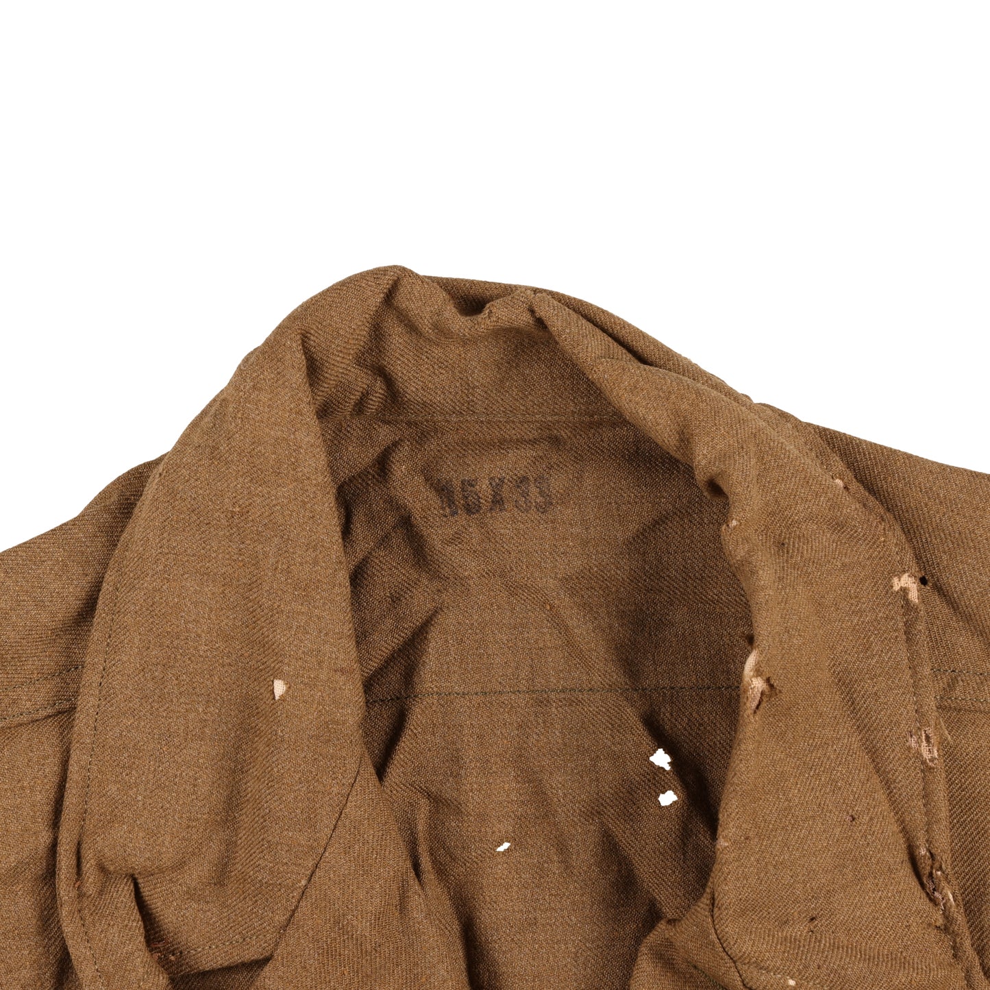WWII USAAF Wool Service Jacket, M37 Wool Service Shirt, Garrison Caps, Trousers Belt, & Collar Discs Attributed to T/Sgt. William T. Alexander