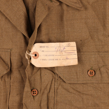 WWII USAAF Wool Service Jacket, M37 Wool Service Shirt, Garrison Caps, Trousers Belt, & Collar Discs Attributed to T/Sgt. William T. Alexander