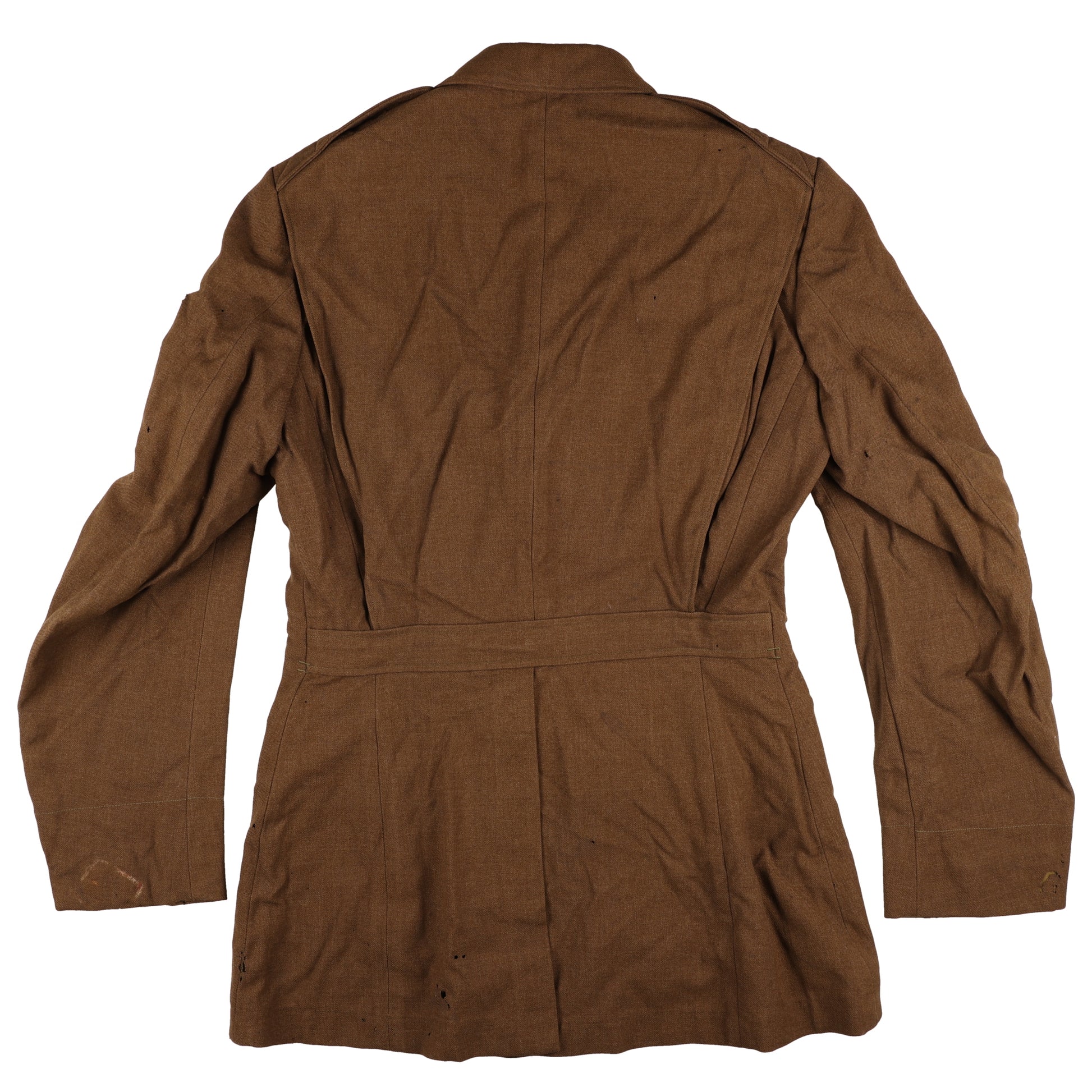 WWII USAAF Wool Service Jacket, M37 Wool Service Shirt, Garrison Caps, Trousers Belt, & Collar Discs Attributed to T/Sgt. William T. Alexander