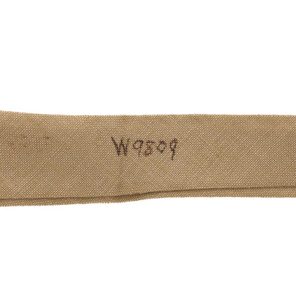 WWII U.S. Army Uniform Khaki Necktie Marked with Laundry Number