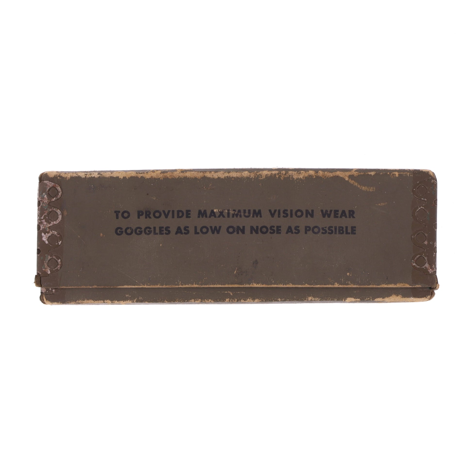 WWII U.S. Army & USAAF M-1944 Type I General Purpose Goggles with Box, Instructions & Replacement Lenses by H. L. Bouton Co.