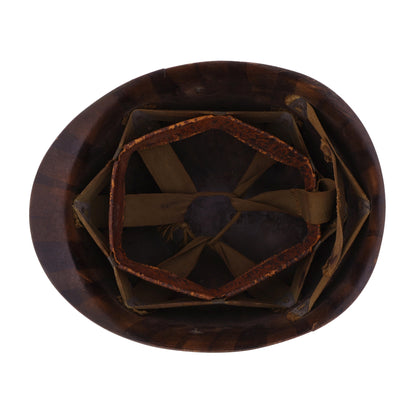 WWII U.S. Capac M-1 Helmet Liner with Headband & Neckband (1942-43)