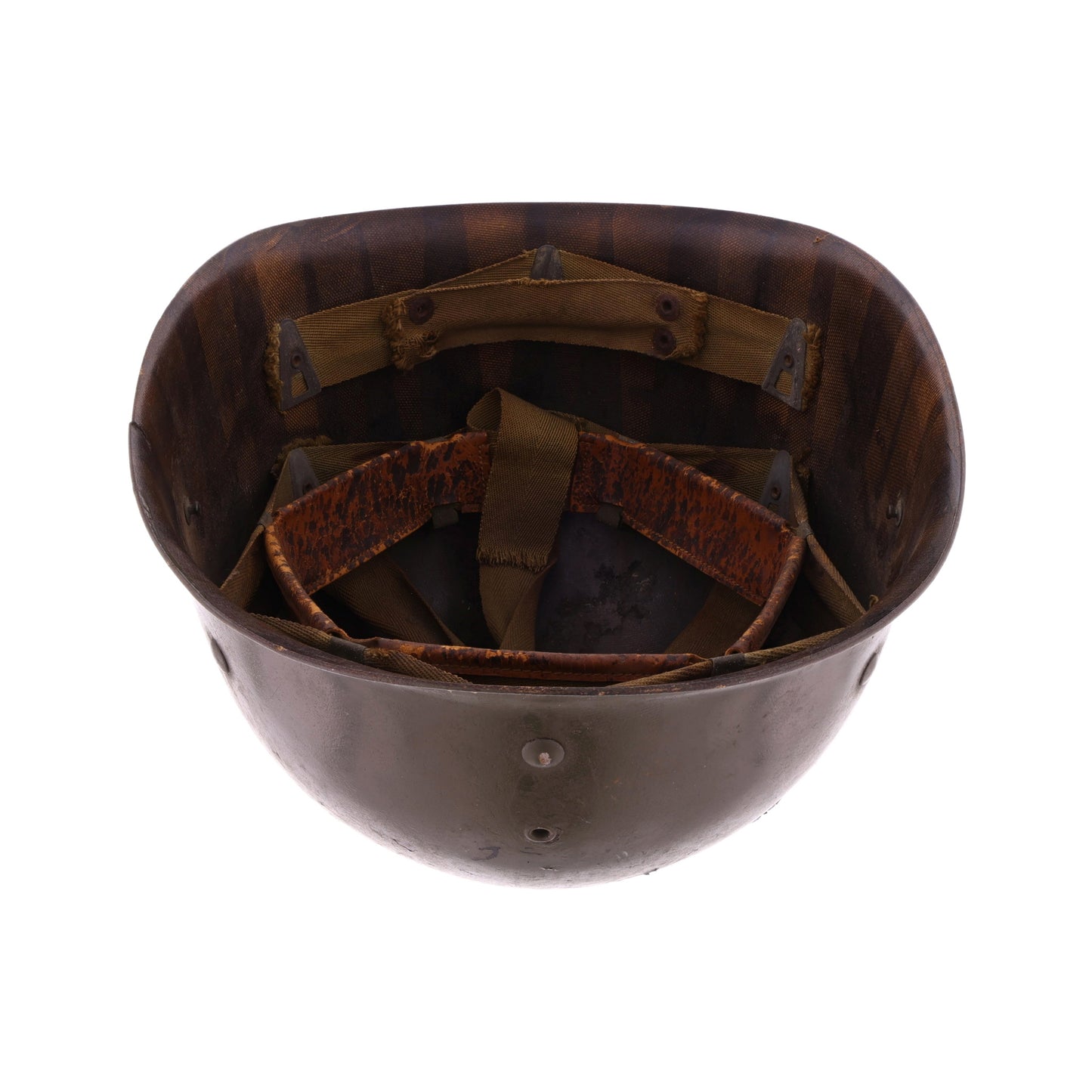 WWII U.S. Capac M-1 Helmet Liner with Headband & Neckband (1942-43)