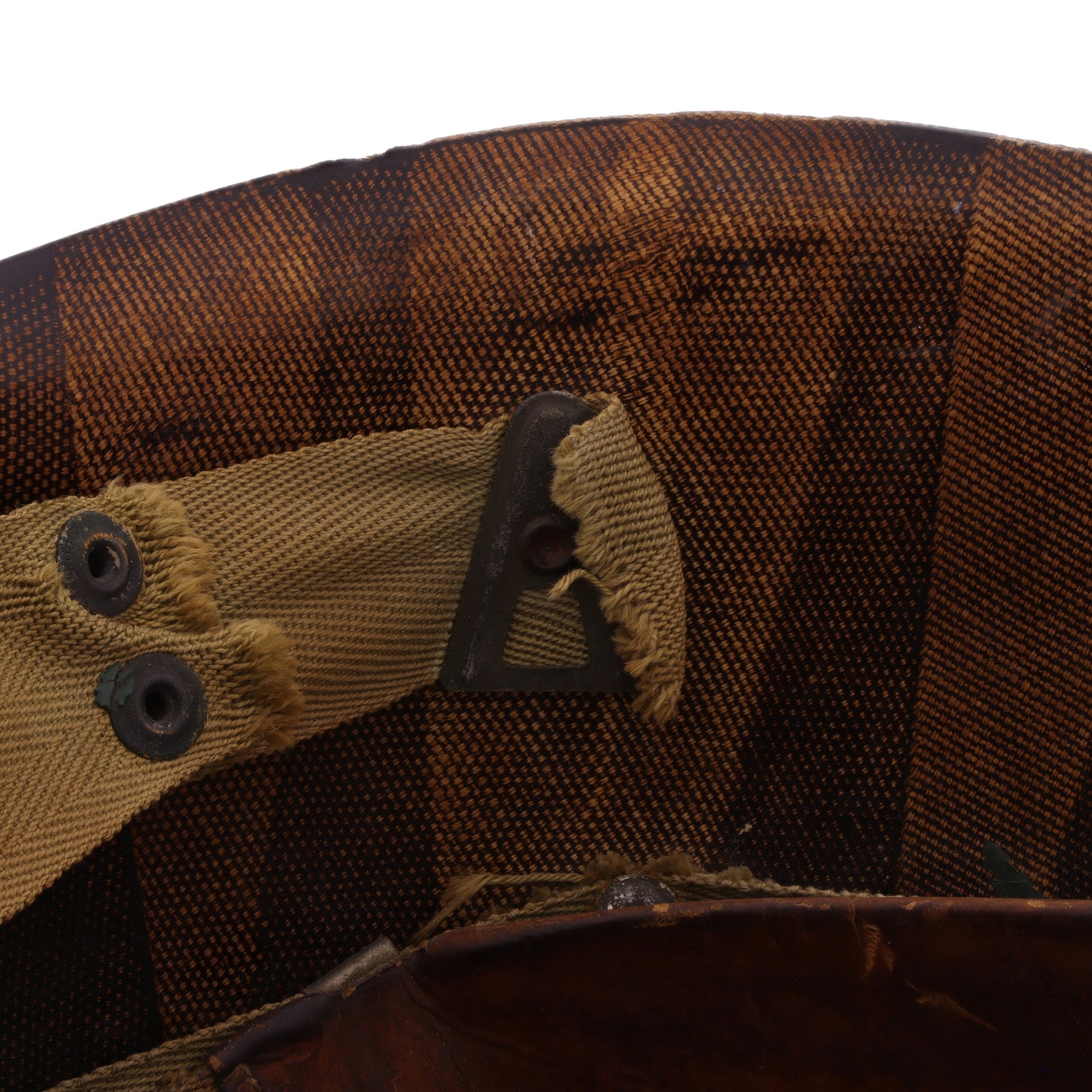 WWII U.S. Inland M-1 Helmet Liner with Headband & Neckband (1943)