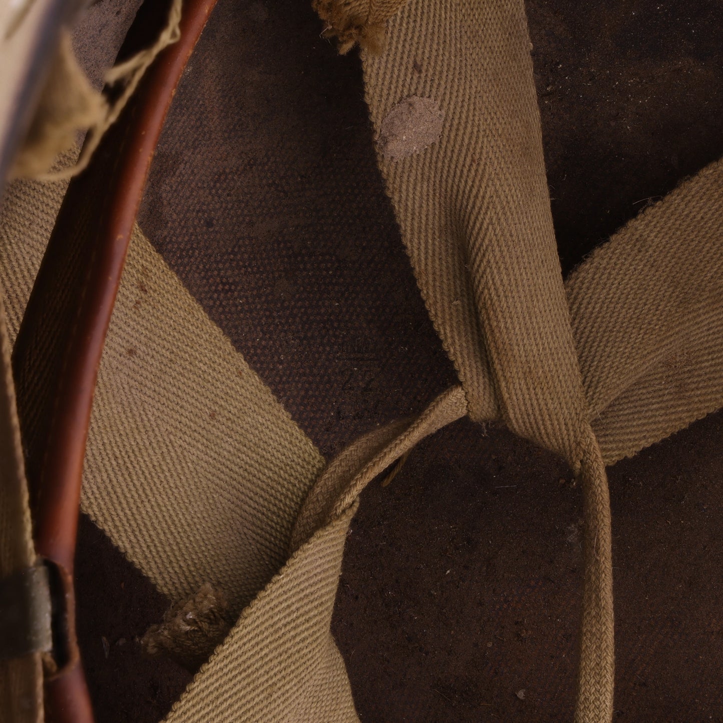 WWII U.S. Inland M-1 Helmet Liner with Headband & Neckband (1943)